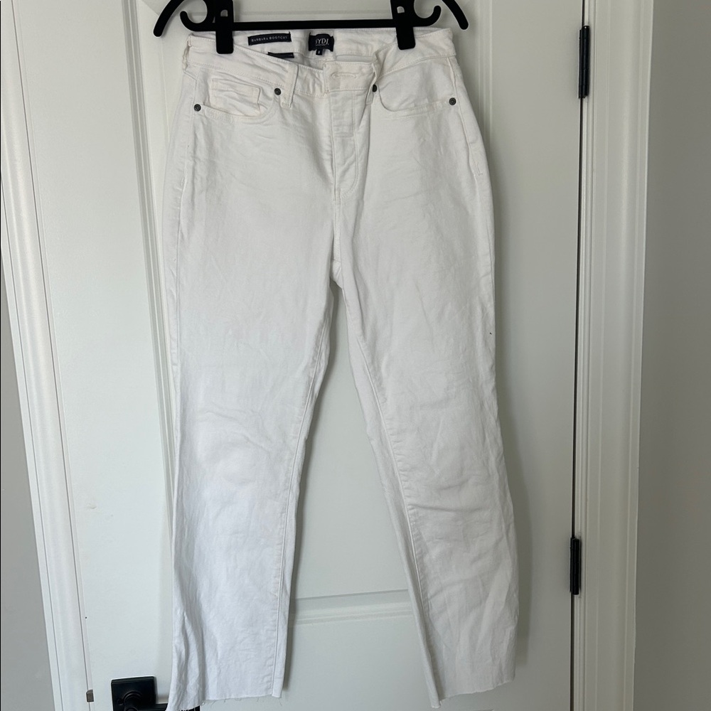 NYDJ Women's Straight Leg Jeans in White